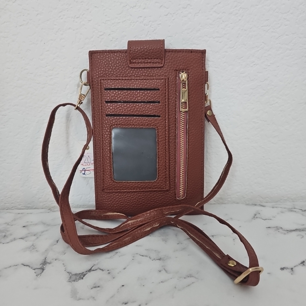 Styline Smartphone Pouch Color Mahogany  Smartphone Shoulder Smartphone Pouch - Picture 3 of 6